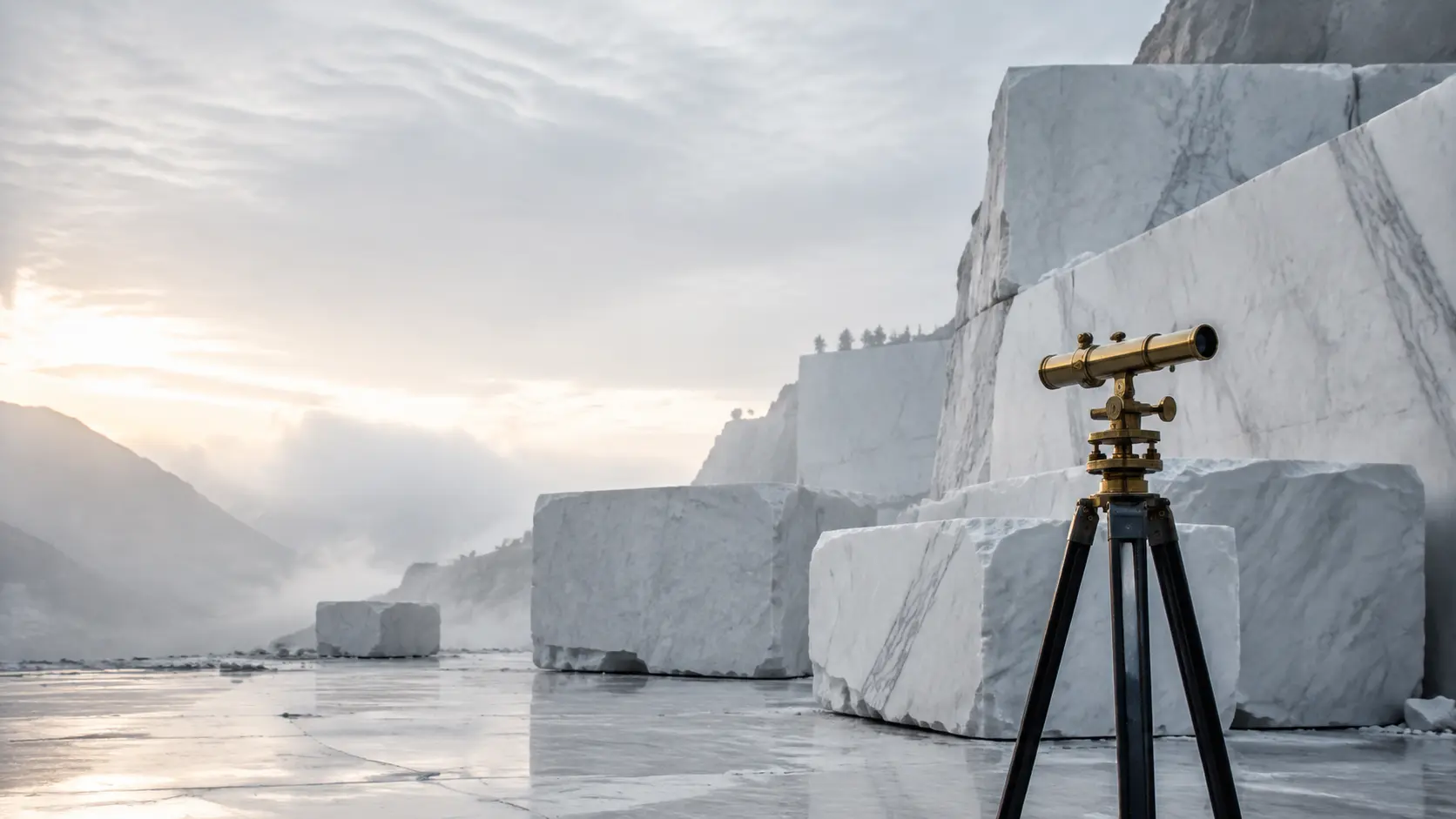 Carrara marble foundations representing a well-structured insurance plan